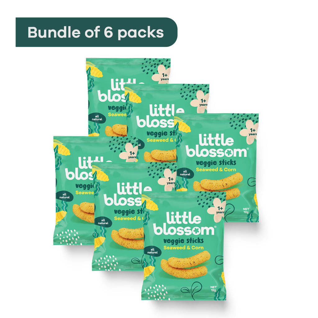 Veggie Sticks - Seaweed & Corn (Bundle of 6)